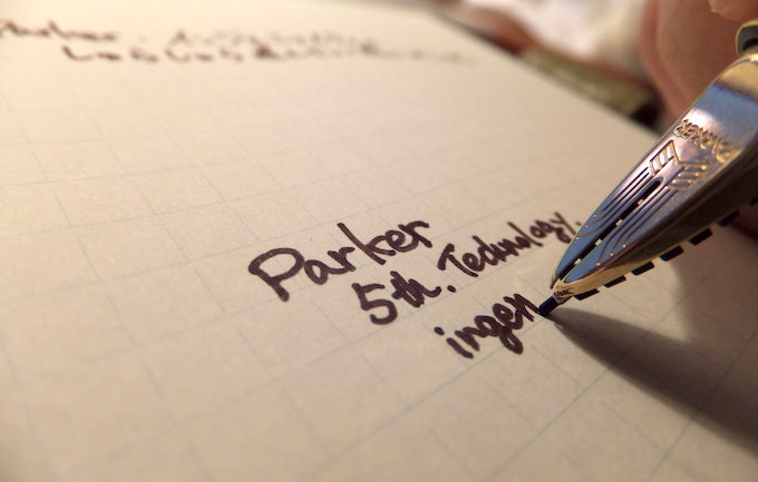 インジェニュイティ(パーカー)は第五世代の筆記具。気持ちイイ書き味と取り回しの良さで永らく愛用中 – げんきざっくざく